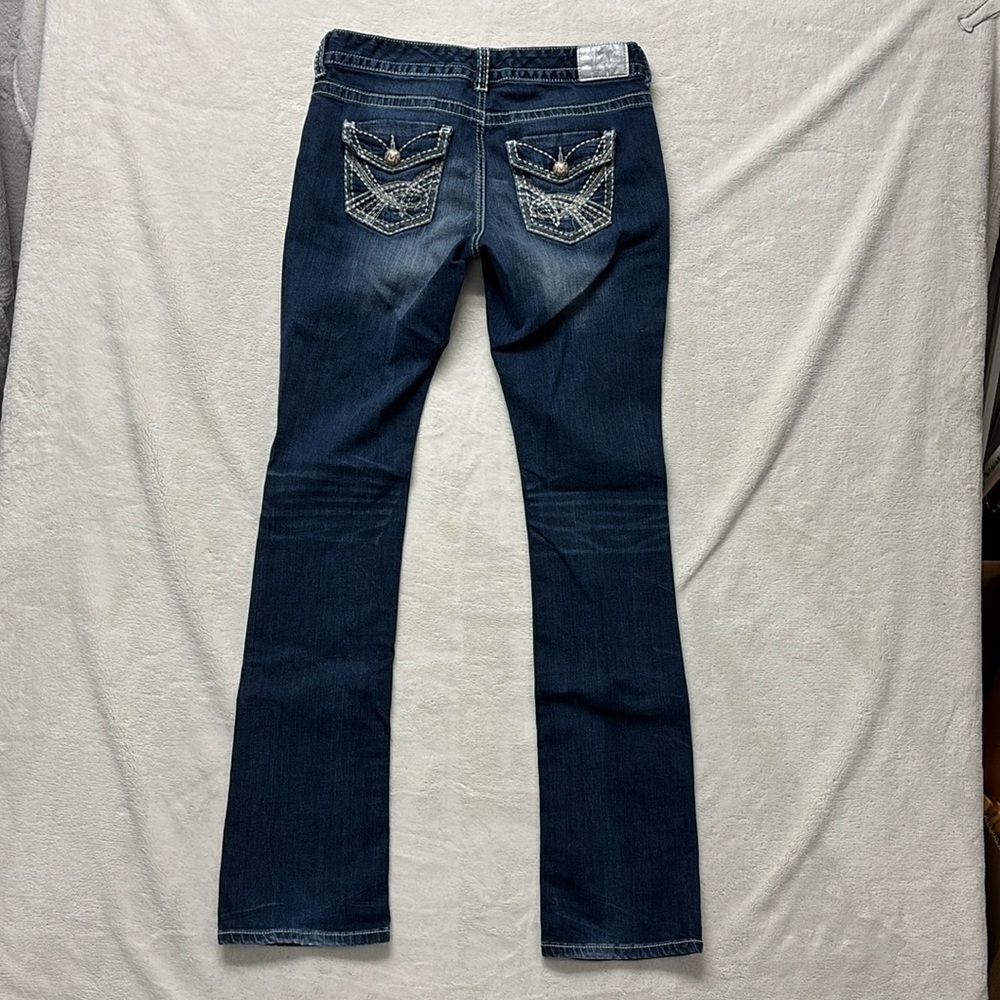 Maurices 7/8 X-long  jeans embroidered 34x36